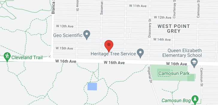 map of 4472 W 15TH AVENUE